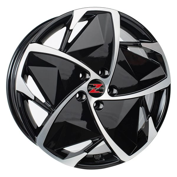Barzetta Elettrico Black Polished 8.0x19 5x108 ET45 CB63.4