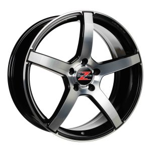 Barzetta Inverno Black Polished 8.5x19 5x112 ET45 CB66.6